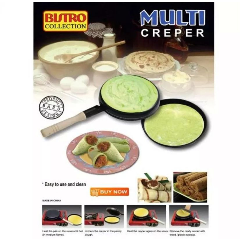 Jual Bistro Creper Pan Wajan Kwalik Pembuat Crepes Kulit Lumpia