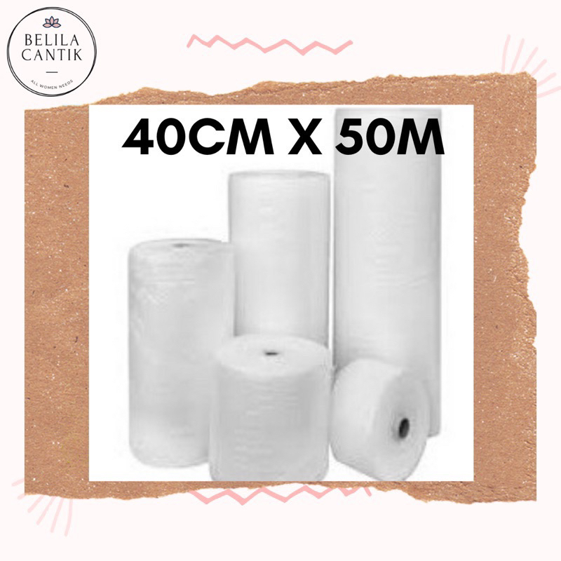 Jual Bubble Wrap Roll Cm X M Hitam Bening Transparan Putih Belila