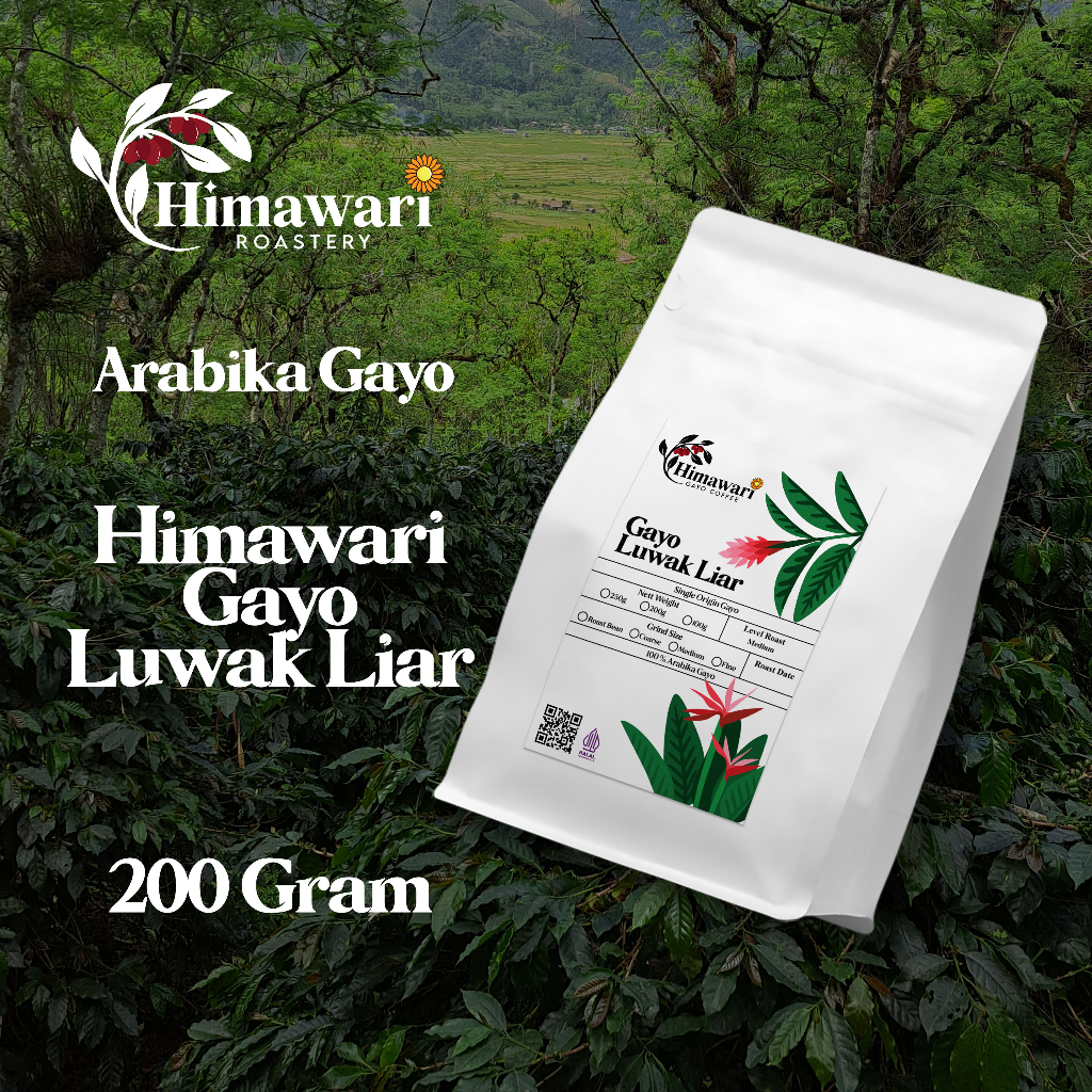 Jual Himawari Kopi Arabika Gayo Luwak Liar Roast Bean Dan Bubuk Kopi