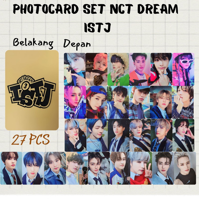 Jual 27 PCS PHOTOCARD NCT DREAM 127 Laminasi 2sisi Glossy PHOTOCARD