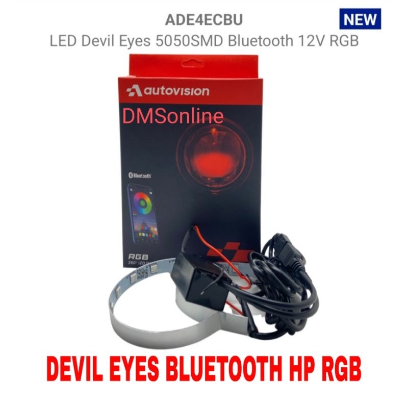 Jual Devil Eyes Demon Eyes Bluetooth Rgb Autovision Shopee Indonesia