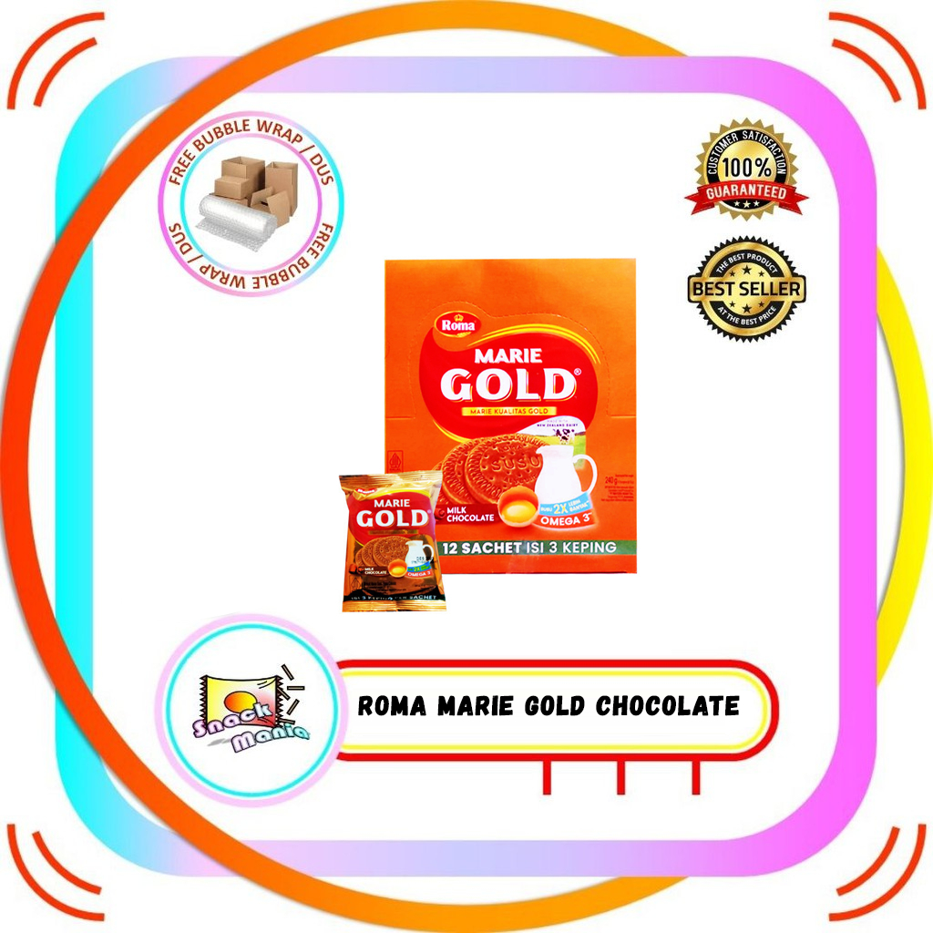 Jual Roma Marie Gold Milk Chocolate Gr X Sachet Shopee Indonesia