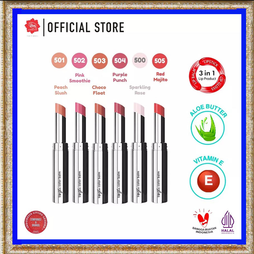 Jual Viva Red A Lip Glo Color Balm In Lipbalm Lipgloss