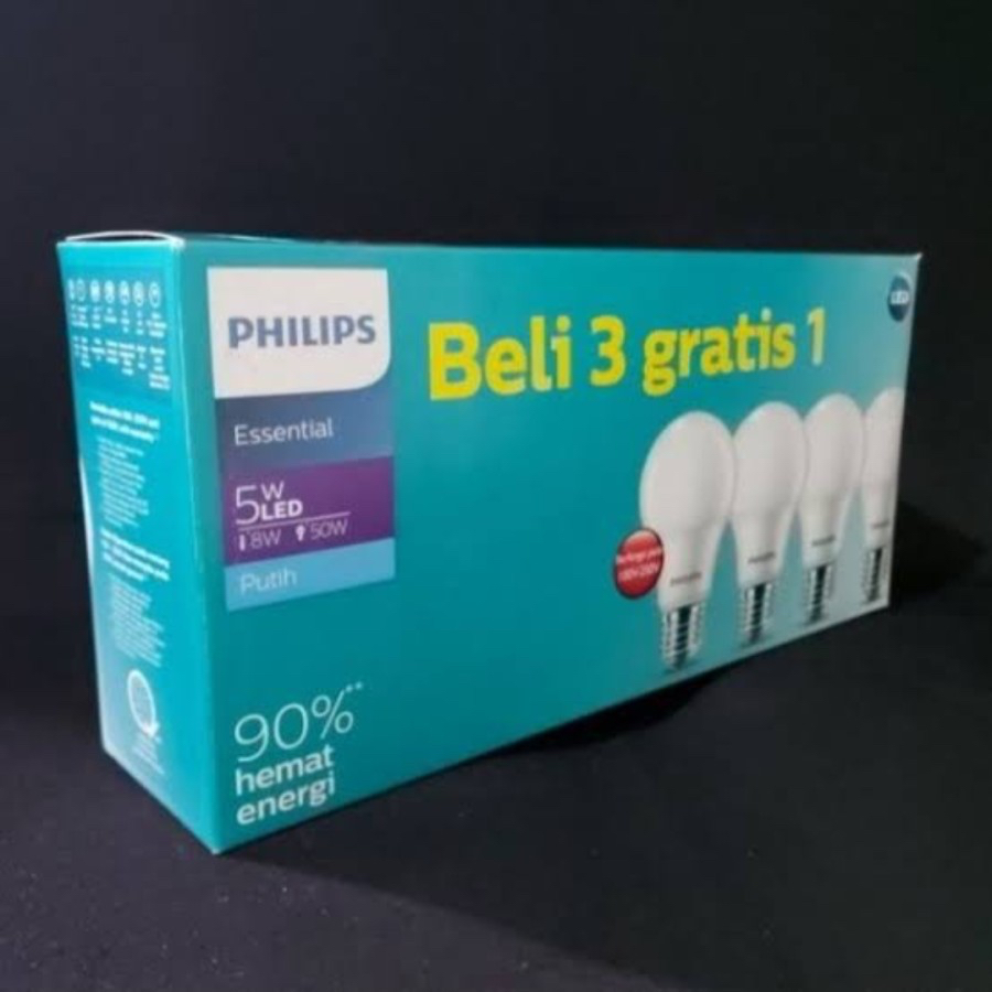 Jual Lampu Bohlam Led Philips Watt Paket Isi Beli Gratis