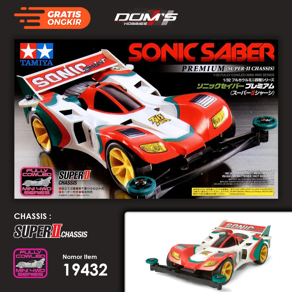 Jual Tamiya Sonic Saber Premium Fully Cowled Series Shopee