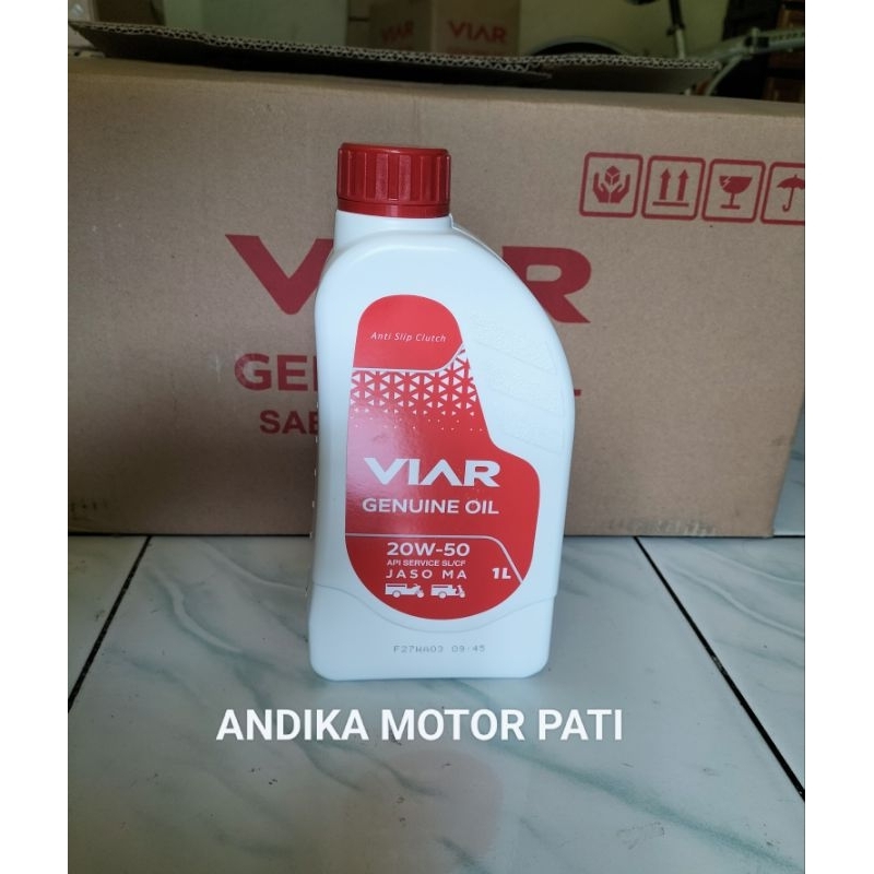 Jual Oil Oli Mesin Liter W Api Service Sl Cf Original Viar