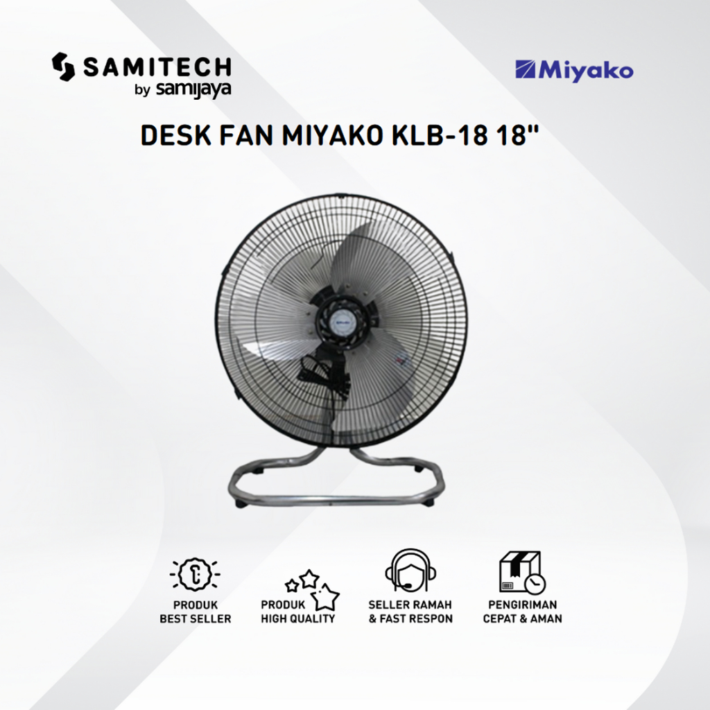 Jual Kipas Angin Meja Desk Fan Miyako Klb Klb Bergaransi