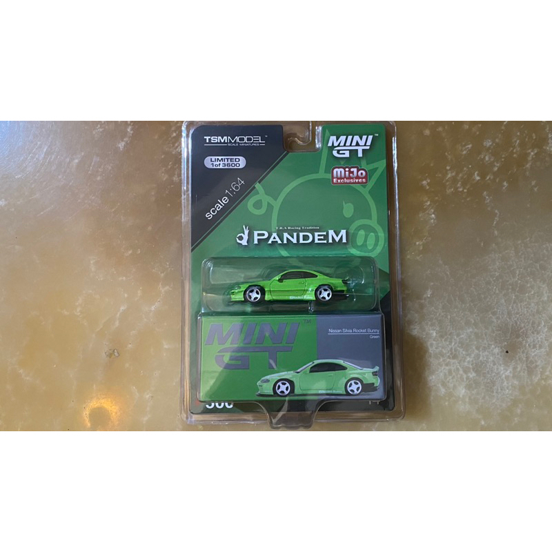 Jual MINI GT 500 Nissan S15 Silvia Rocket Bunny Green RHD USA BLISTER