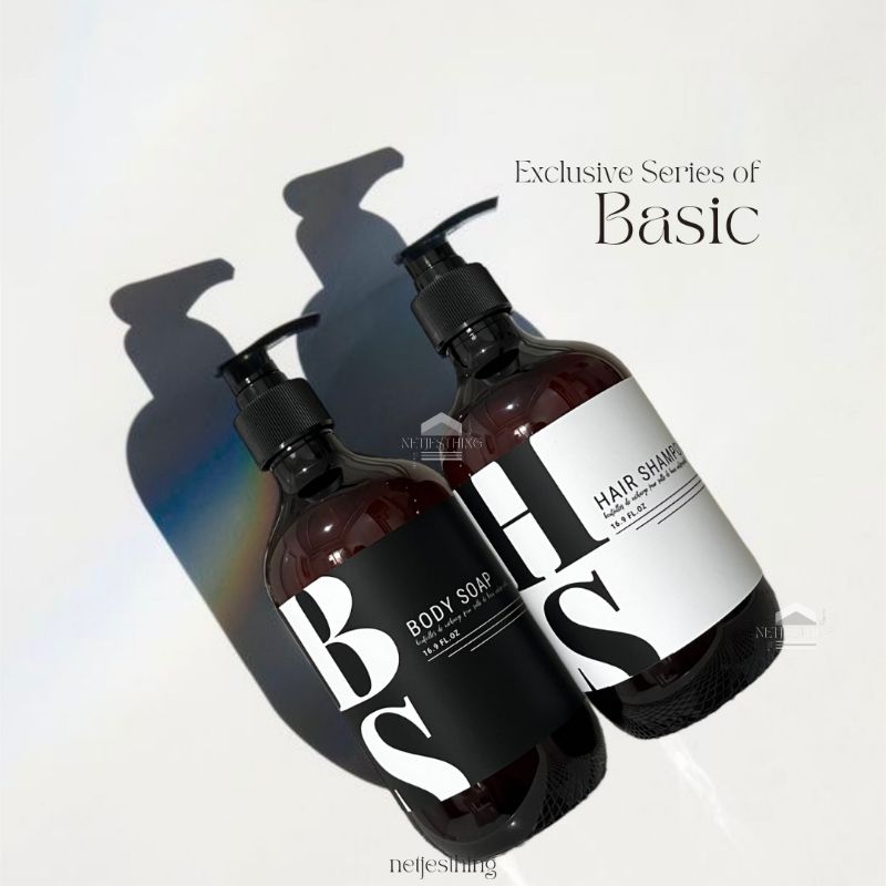 Jual Botol Refill Aesthetic Sabun Shampoo EXCLUSIVE BASIC EDITION