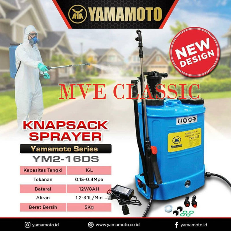 Jual Hand Sprayer Yamamoto 2 In 1 Semprot Elektrik Dan Manual 16L