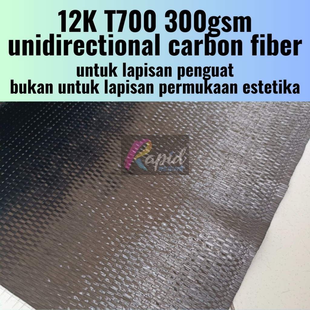 Jual Serat Karbon Searah K T Gsm Unidirectional Carbon Fiber