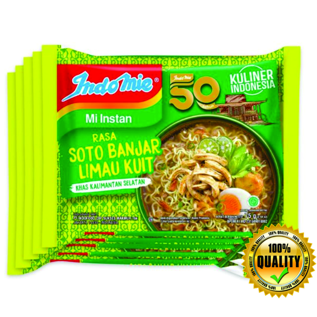 Jual Indomie Mi Instan Soto Banjar Limau Kuit G Shopee Indonesia