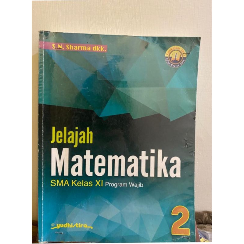 Jual Jelajah Matematika SMA Kelas XI Program Wajib Yudhistira Shopee