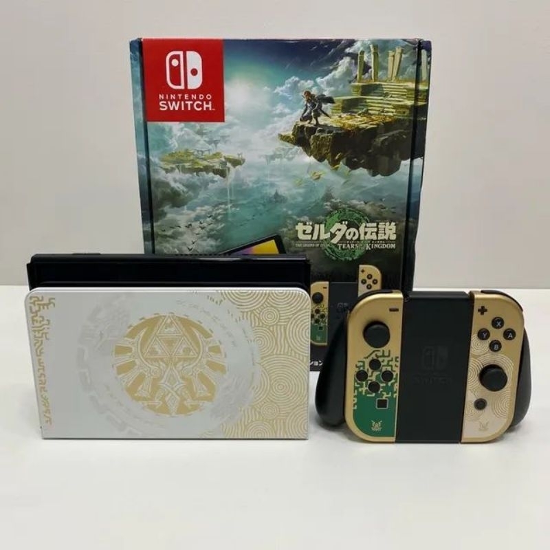 Jual Nintendo Switch Oled Desbloqueado Zelda Tears Of The Kingdom