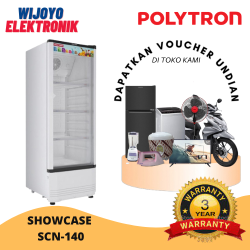 Jual Showcase Polytron Scn L Rak Display Cooler Kulkas Low Watt