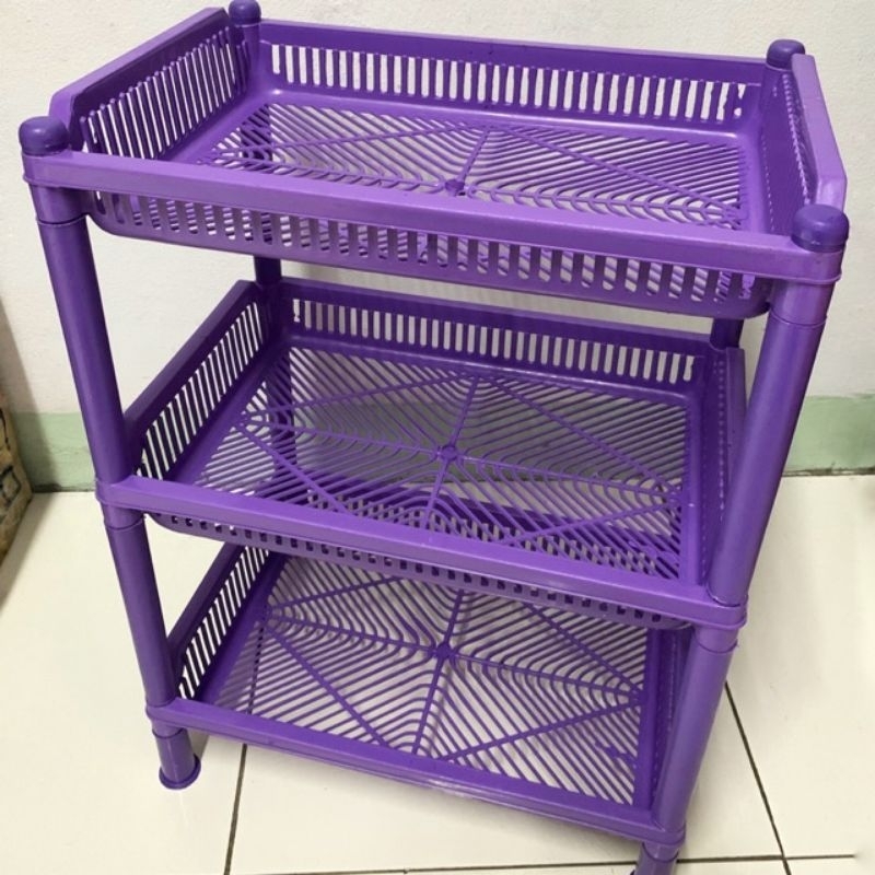 Jual RAK PIRING 3 SUSUN PLASTIK TOP STAR RAK SUSUN SERBAGUNA Shopee