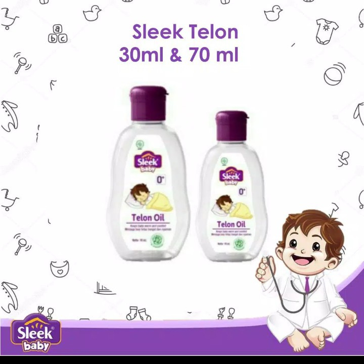 Jual Sleek Minyak Telon Bayi Baby Telon Oil 70 Ml 30 Ml Shopee