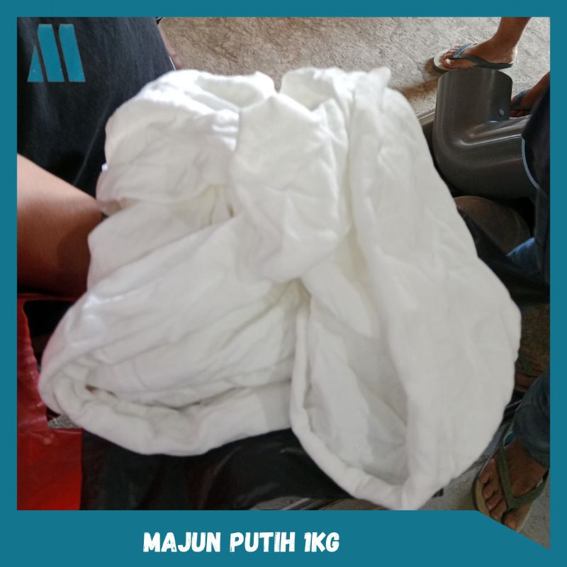 Jual Kain Majun Putih Kg Shopee Indonesia