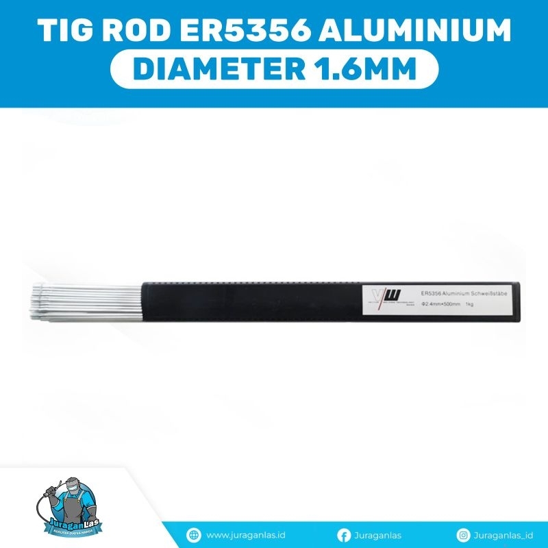 Jual Kawat Las Argon Tig Rod Filler Aluminium Er Dia Mm