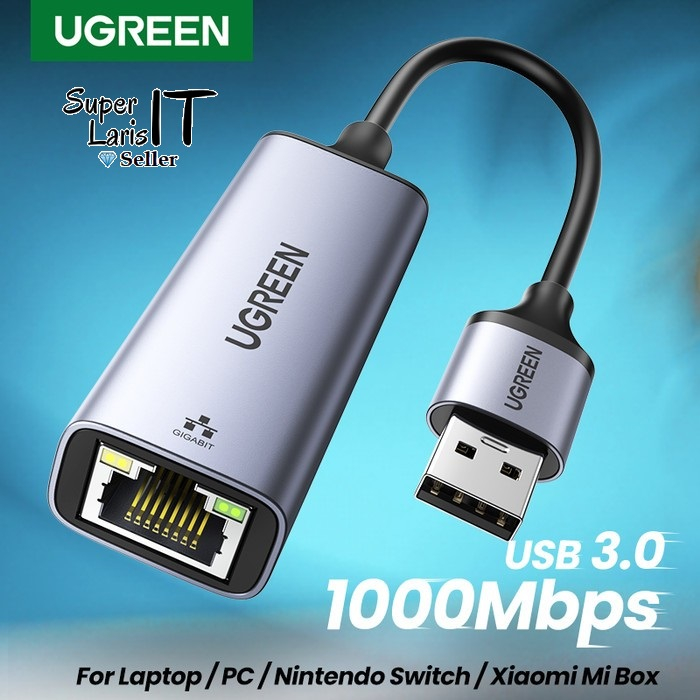 Jual Adapter Ethernet Usb To Lan Rj Ugreen Gigabit Speed