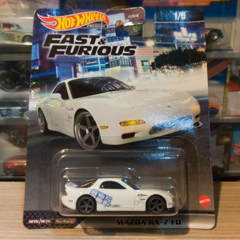 Jual HOT WHEELS MAZDA RX 7 FD HKS FAST FURIOUS PREMIUM Shopee