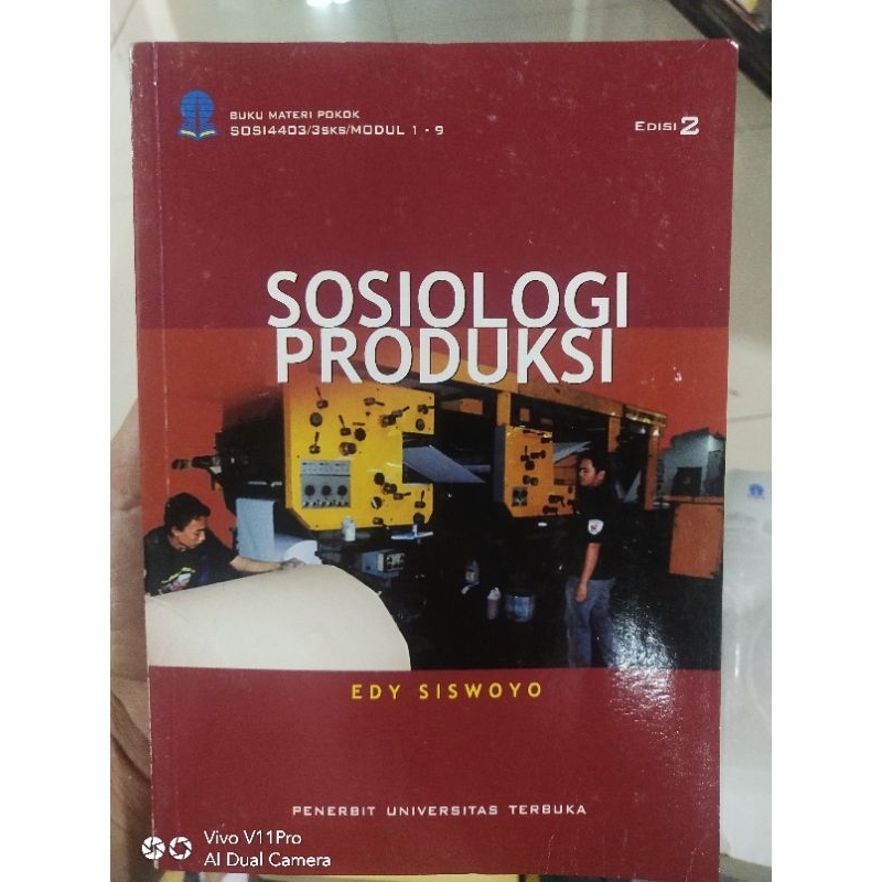 Jual Sosiologi Produksi Modul Ut Shopee Indonesia