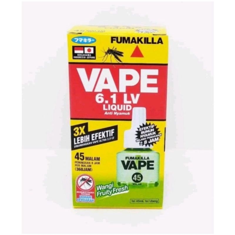 Jual Fumakilla Vape Refill 45 Malam Obat Nyamuk Elektrik Shopee Indonesia