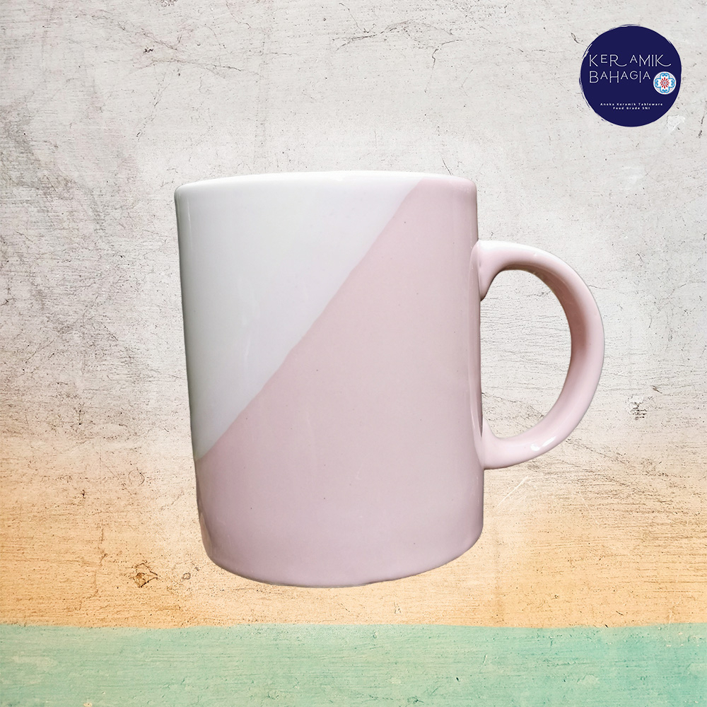 Jual Mug Gagang Oz Gelas Keramik Dua Warna Warna Two Tone