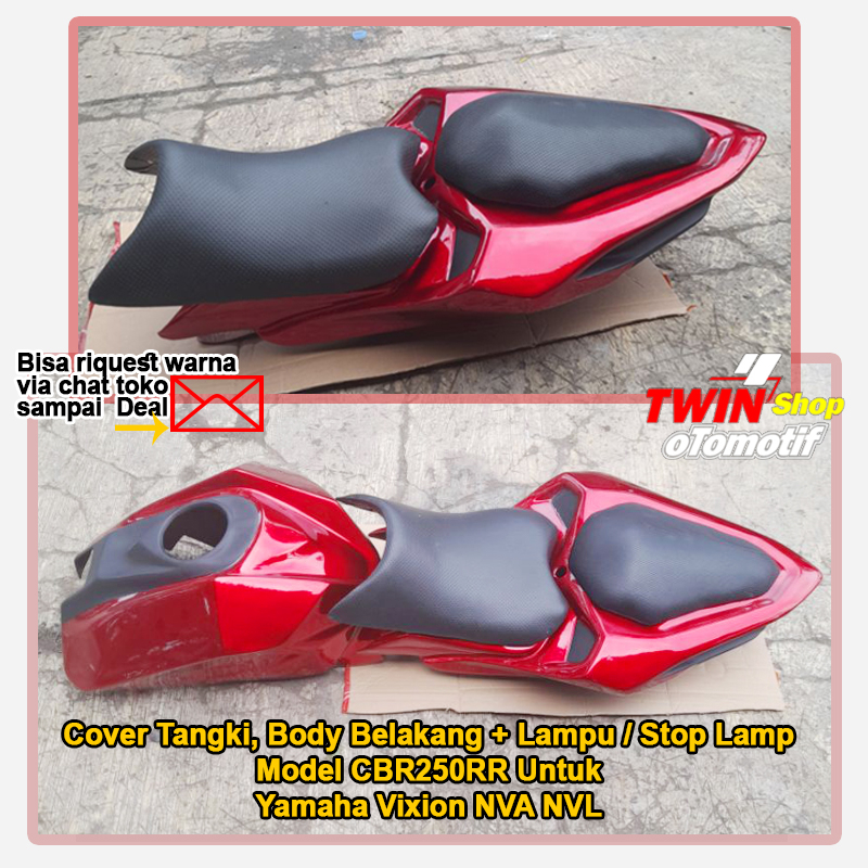 Jual Cover Tangki Dan Body Belakang Model Cbr Rr Pnp New Vixion Nva