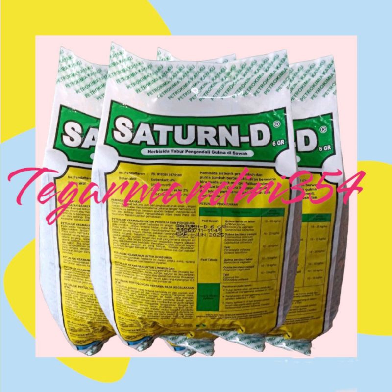 Jual Herbisida Saturn D Kg Herbisida Tabur Untuk Padi Saturn D Kg