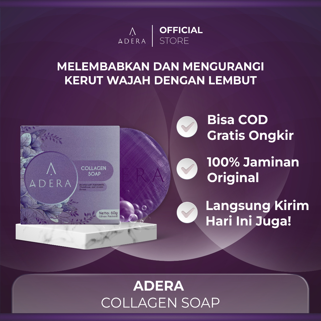 Jual Paket Adera Darkspot Wajah Glowing Putih Bersih Bebas Keriput