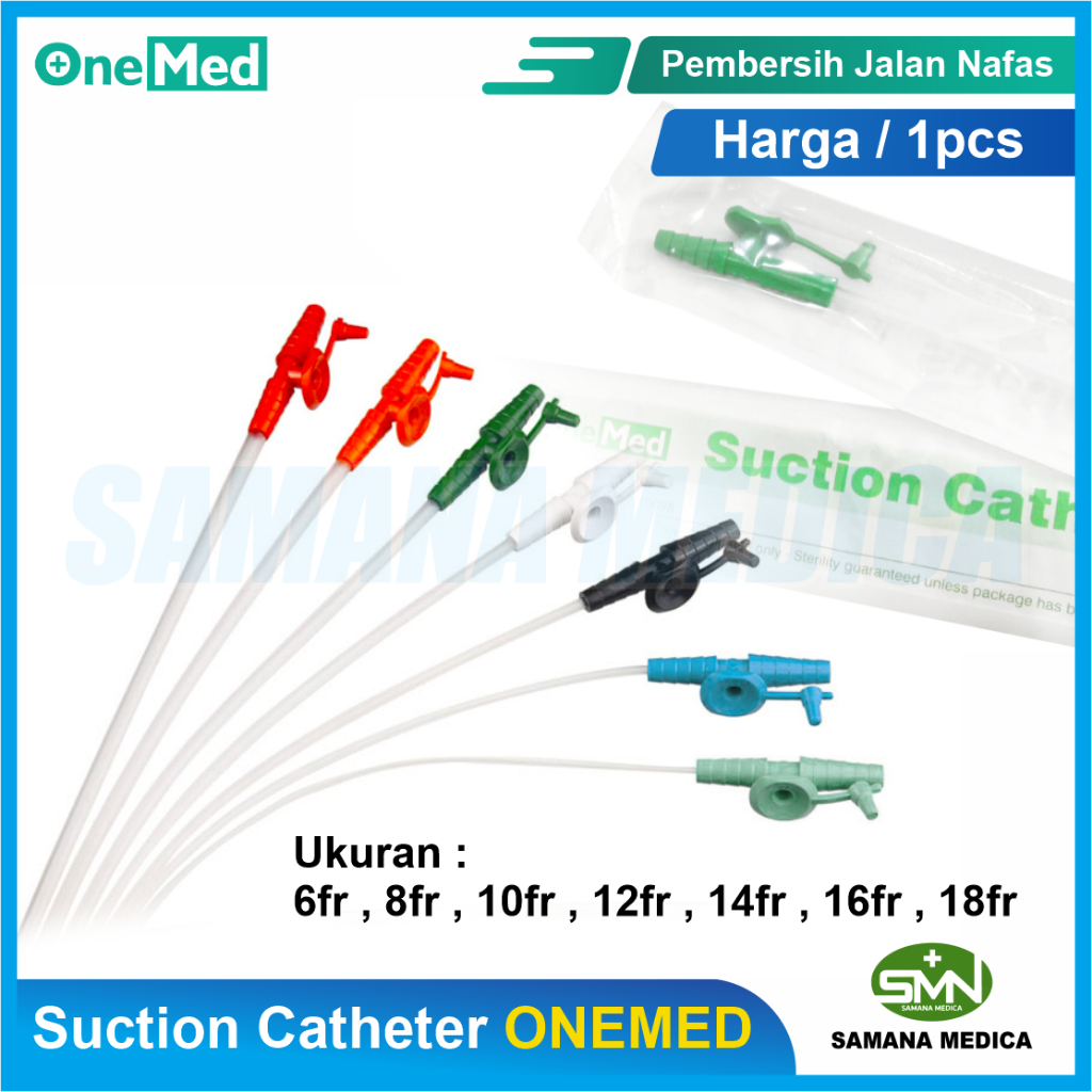 Jual Selang Suction Catheter ONEMED Alat Pembersih Jalan Nafas ONEMED