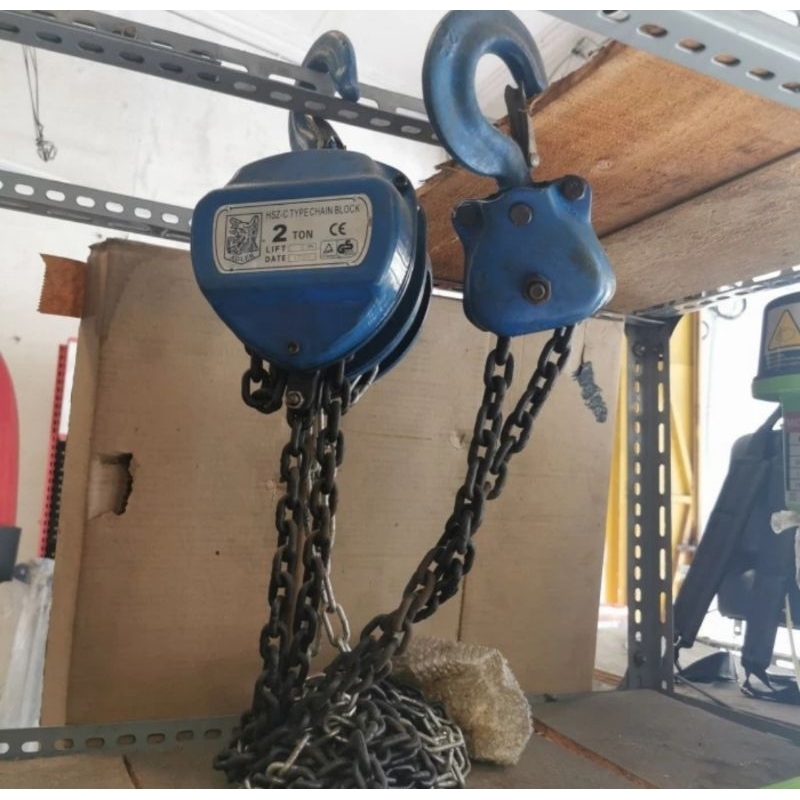 Jual Katrol Manual 2 Ton 3 Meter Chain Block Takel Hoist Shopee Indonesia