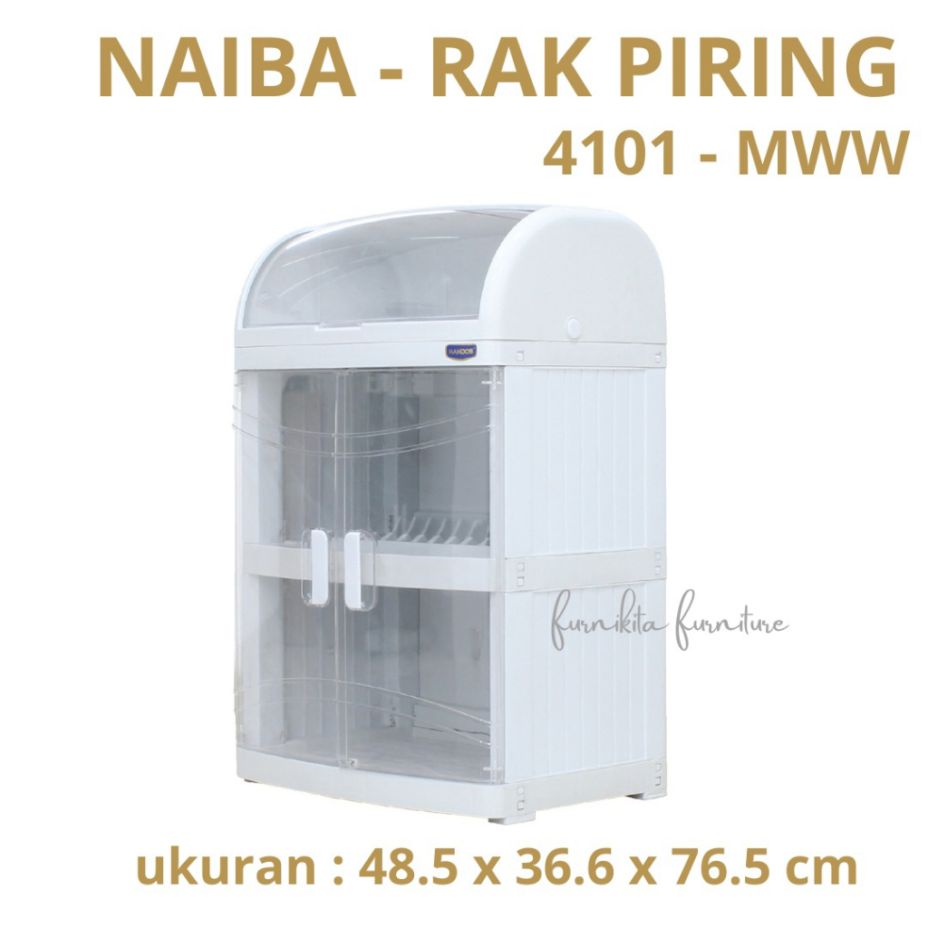 Jual Rak Piring Plastik Naiba Milano Nandos Bening Dish Rack Shopee