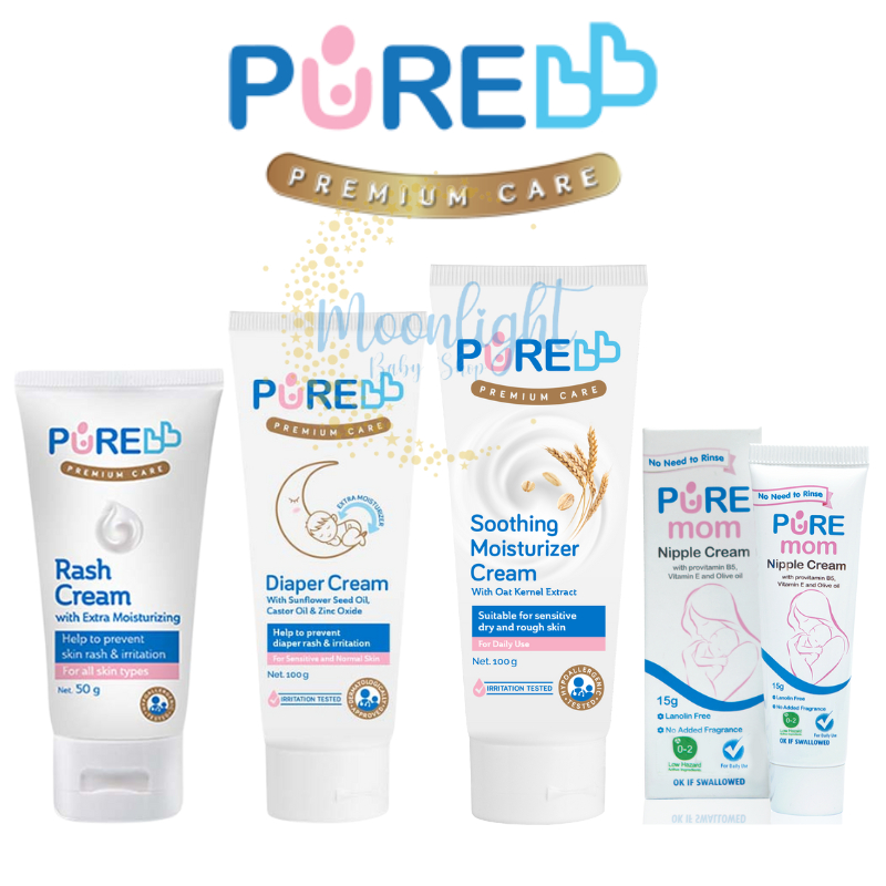 Jual Pure Baby Rash Cream Diaper Cream Nipple Cream Pure Soothing