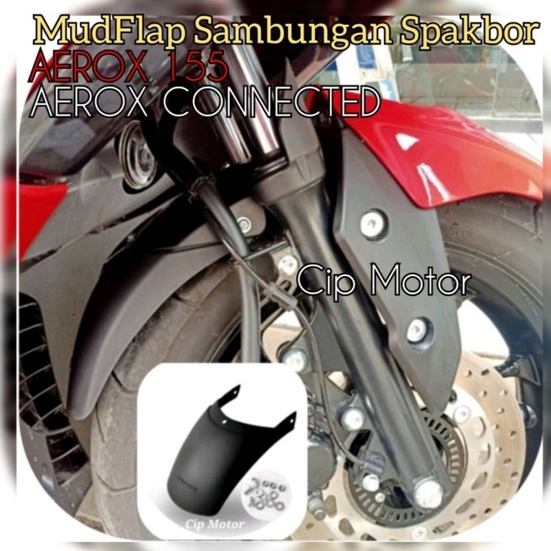 Jual Sambungan Spakbor AEROX 155 NEW AEROX CONNECTED Sambungan Spakbord