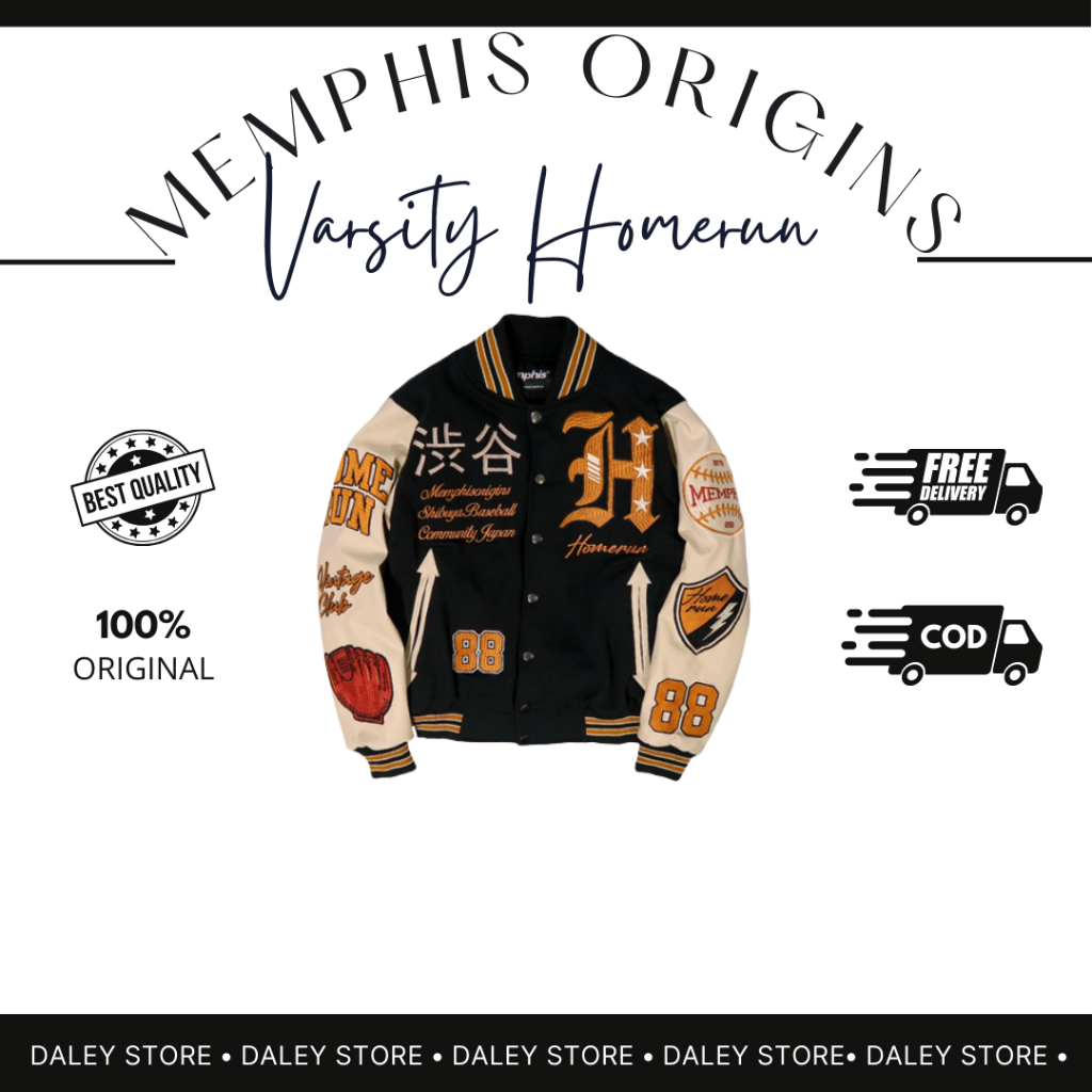 Jual MEMPHIS ORIGINS VARSITY HOMERUN SERIES ORIGINAL Shopee Indonesia