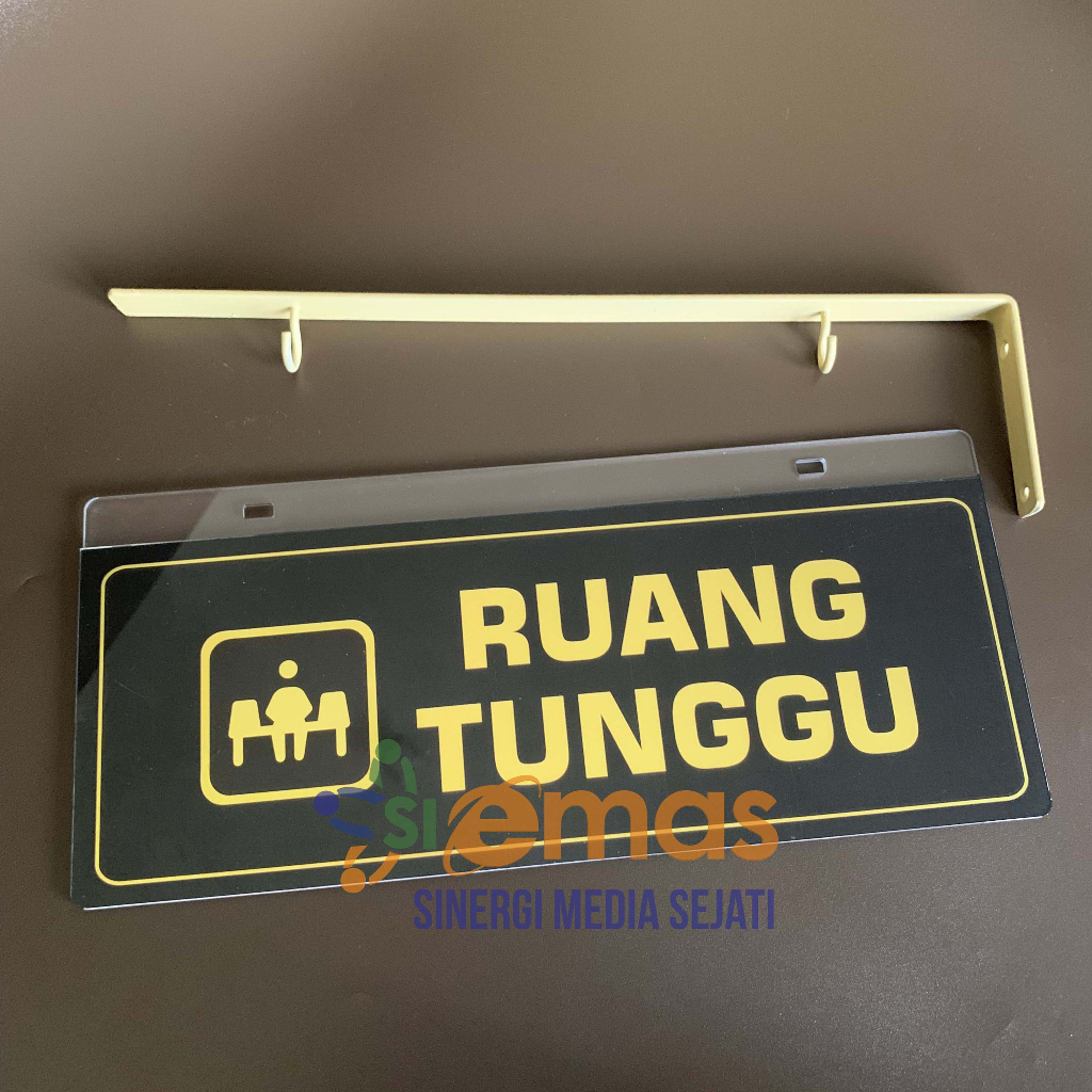 Jual Papan Akrilik Tanda Ruang Tunggu Papan Gantung Tanda Ruang