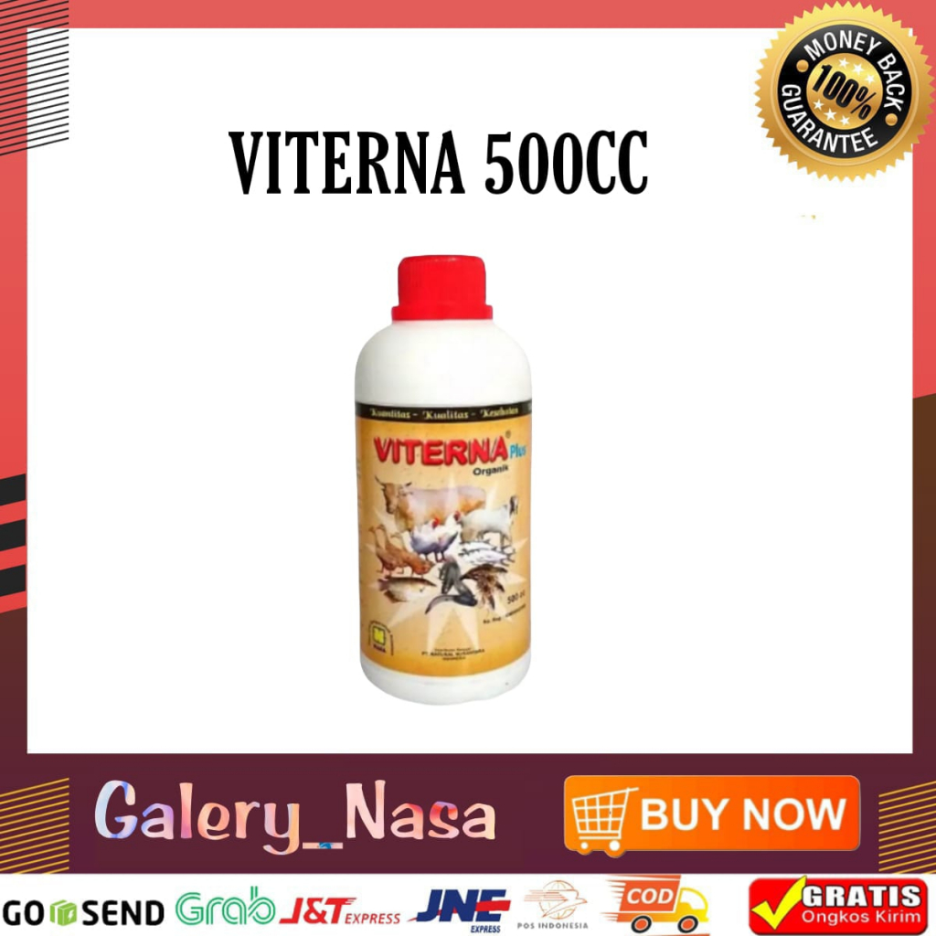 Jual Viterna Organik Cc Vitamin Ternak Ikan Asli Original Nasa