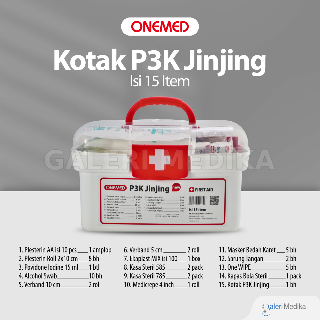 Jual Onemed Kotak P K Jinjing Isi Item Kotak P K Onemed First