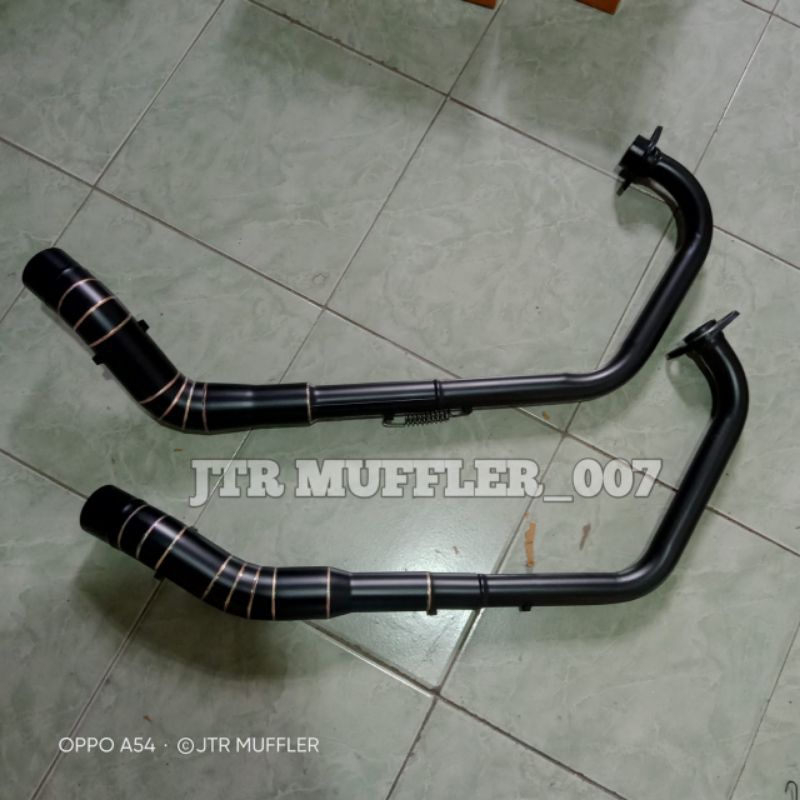 Jual Leher Leheran Black Doff Knalpot Vixion Old New R R V V Satria