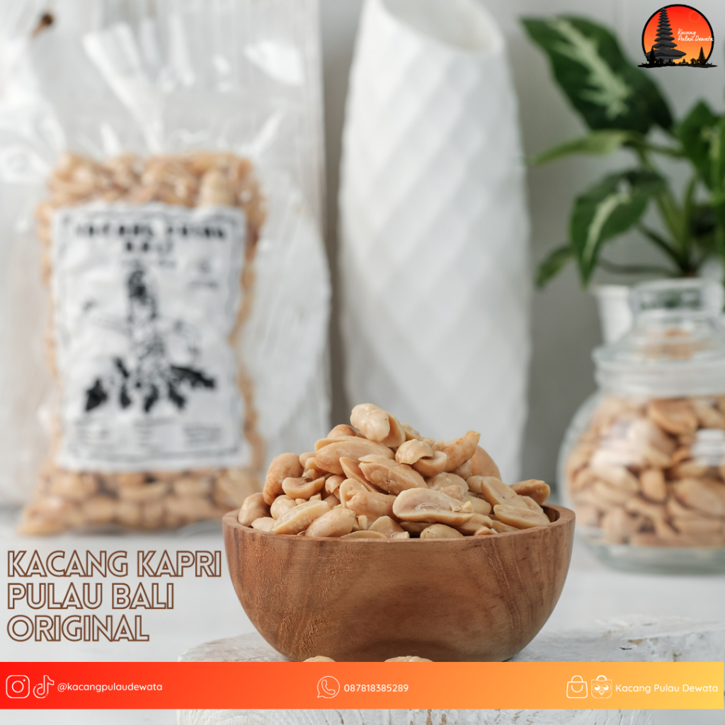 Jual Kacang Kapri Pulau Bali 2 Varian Rasa Original Bumbu 250