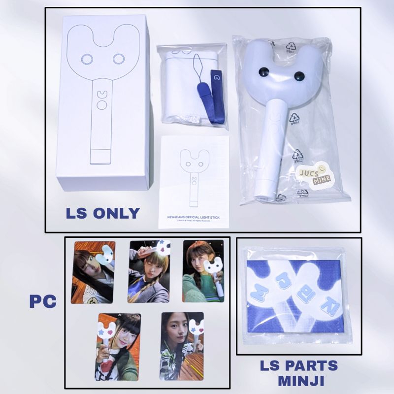 Jual READY STOCK Light Stick NewJeans Parts Minji PC PHOTOCARD