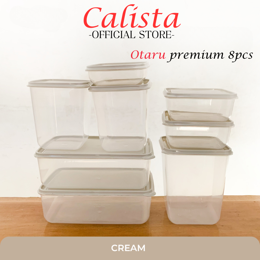 Jual Toples Plastik Toples Set Calista Otaru Bening Pcs Toples Kulkas