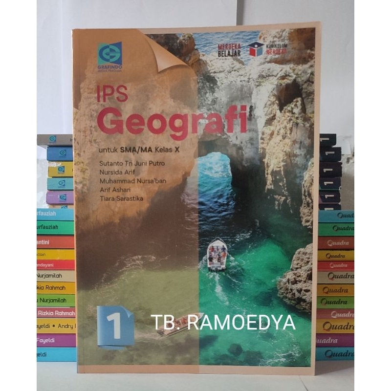 Jual Buku IPS Geografi SMA MA Kelas X Kurikulum Merdeka GrafindoBuku