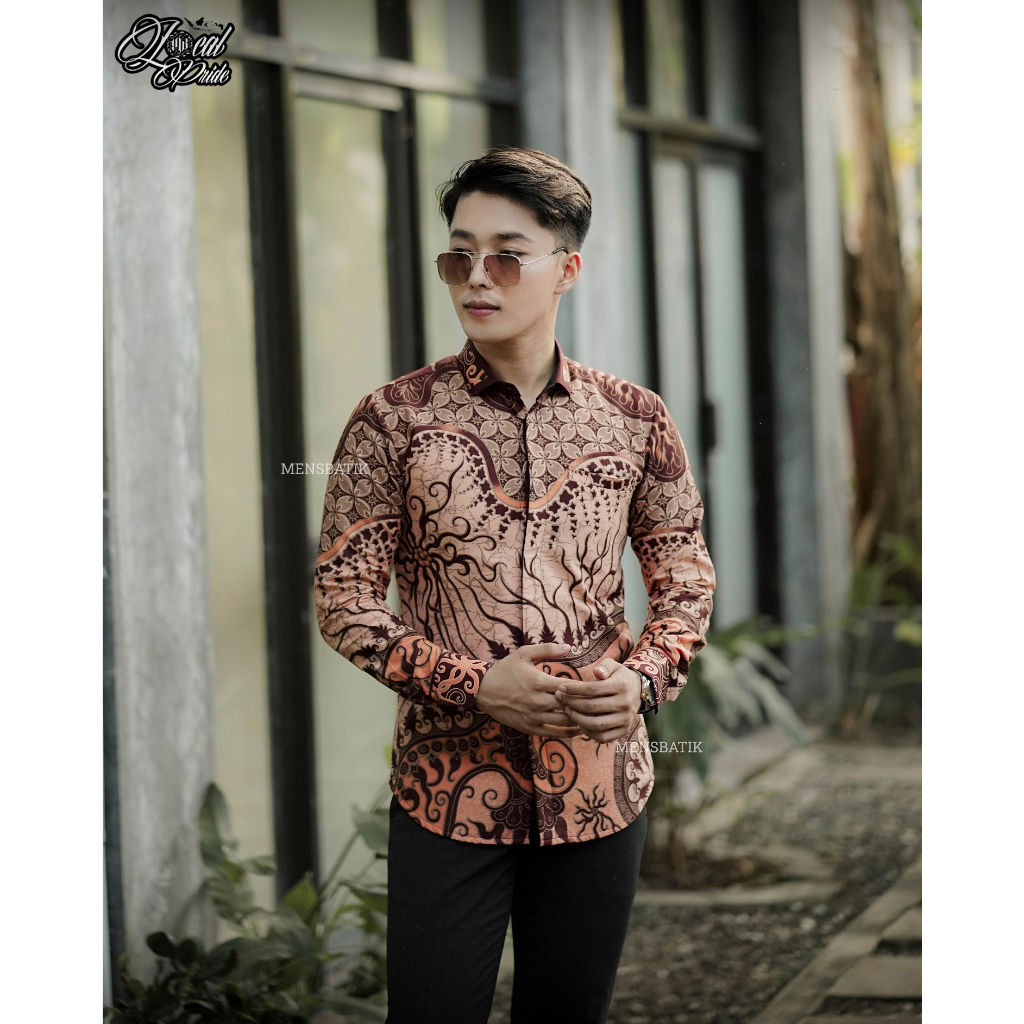 Jual MENSBATIK Batik Pria Kemeja Batik Batik Pria Lengan Panjang