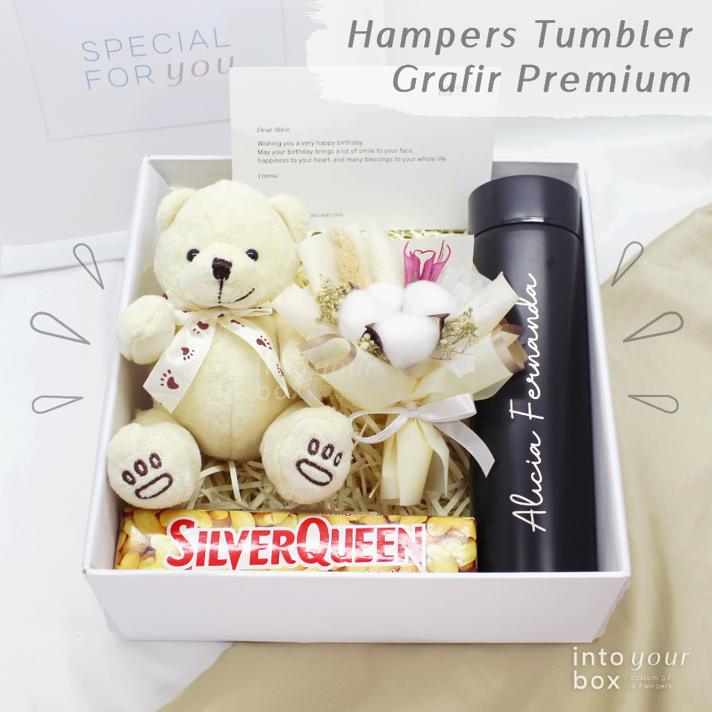 Jual Hampers Tumbler Grafir Premium Hampers Ulang Tahun Kado Ulang