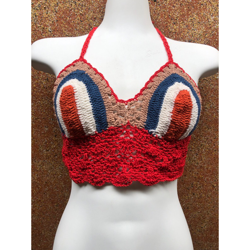 Jual Bra Bh Rajut Bali Bikini Pantai Bikini Crochet Shopee Indonesia