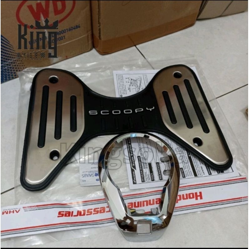 Jual Bordes Karpet Pijakan Kaki NEW SCOOPY 2021 2023 Original Honda