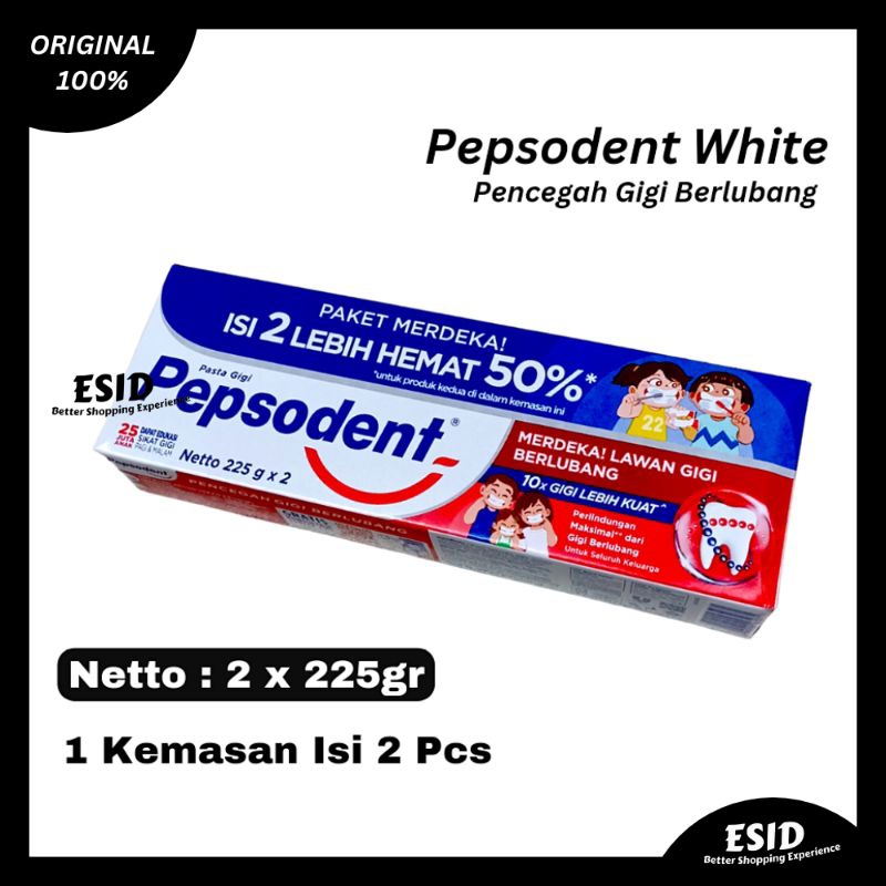 Jual Beli Gratis Pepsodent Pasta Gigi White X Gr Kemasan